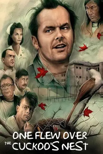 Plakat do filmu "Lot nad kukułczym gniazdem" #1642832