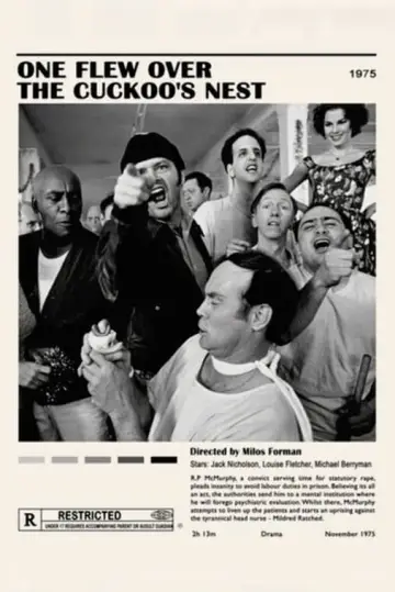 Plakat do filmu "Lot nad kukułczym gniazdem" #174122