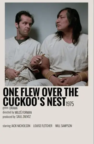 Plakat do filmu "Lot nad kukułczym gniazdem" #1856426