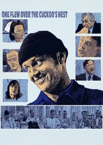 Plakat do filmu "Lot nad kukułczym gniazdem" #1856427