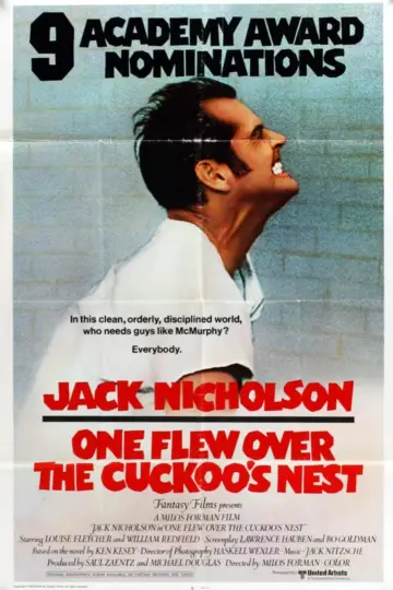 Plakat do filmu "Lot nad kukułczym gniazdem" #46348
