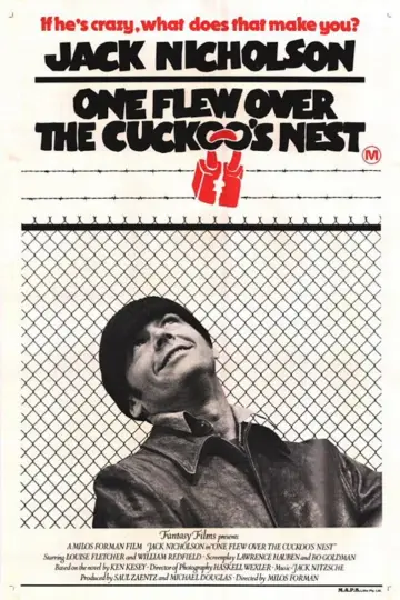 Plakat do filmu "Lot nad kukułczym gniazdem" #832986