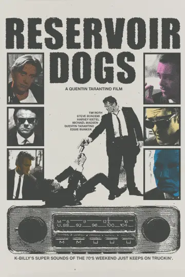 Plakat do filmu "Wściekłe psy" #602743