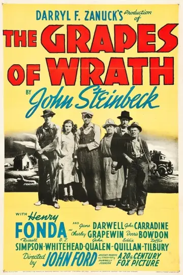 Plakat do filmu "Grona gniewu" #185507
