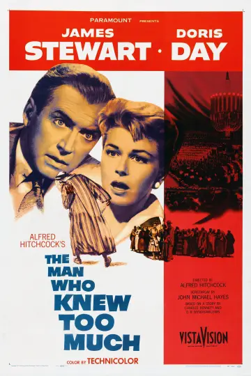 Plakat do filmu "Człowiek, który wiedział za dużo" #112265