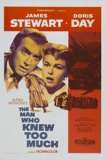 Plakat do filmu "Człowiek, który wiedział za dużo" #112279