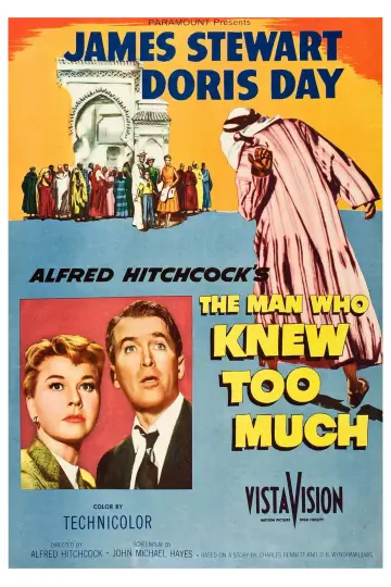 Plakat do filmu "Człowiek, który wiedział za dużo" #897818