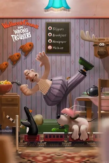 Plakat do filmu "Wallace i Gromit: Wściekłe Gacie" #188159