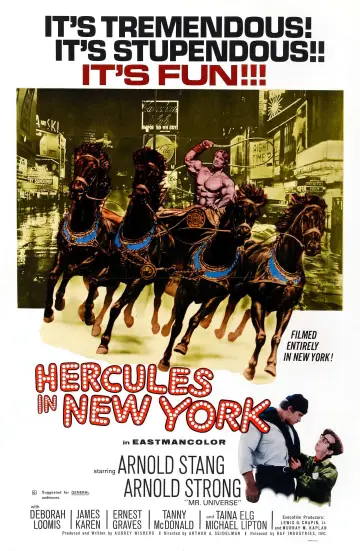 Plakat do filmu "Herkules w Nowym Jorku" #355445
