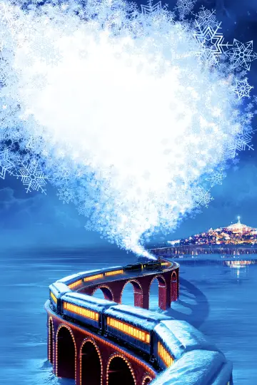Plakat do filmu "Ekspres Polarny" #267989