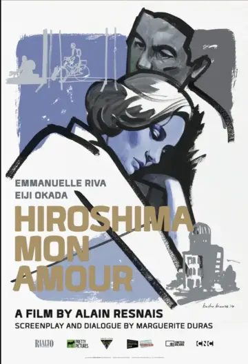 Plakat do filmu "Hiroszima, moja miłość" #188041