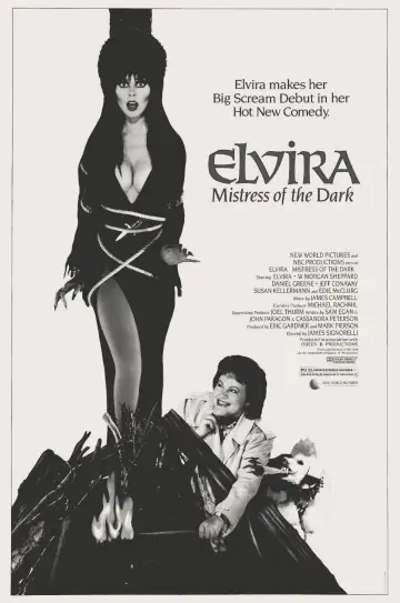 Plakat do filmu "Elvira, władczyni ciemności" #1184193