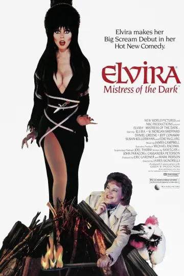 Plakat do filmu "Elvira, władczyni ciemności" #129962