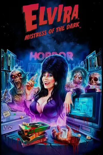 Plakat do filmu "Elvira, władczyni ciemności" #808400