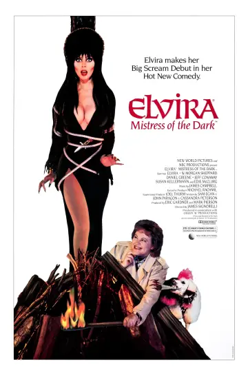 Plakat do filmu "Elvira, władczyni ciemności" #808403