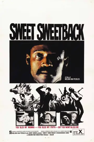 Plakat do filmu "Sweet Sweetback