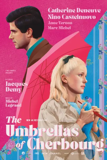 Plakat do filmu "Parasolki z Cherbourga" #893983
