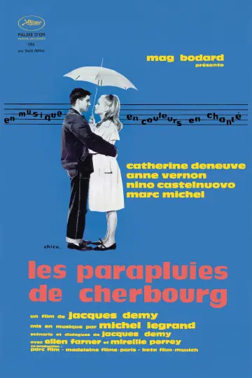 Plakat do filmu "Parasolki z Cherbourga" #893986