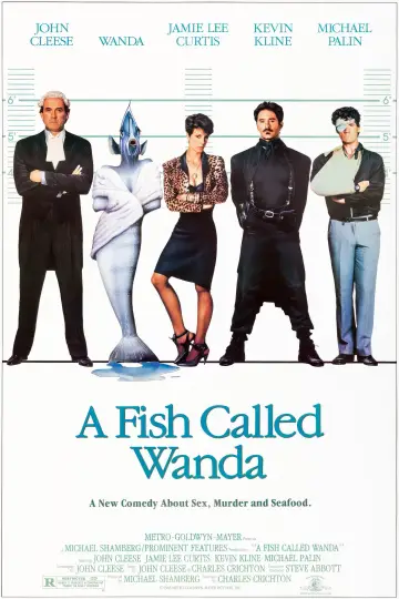 Plakat do filmu "Rybka zwana Wandą" #807969