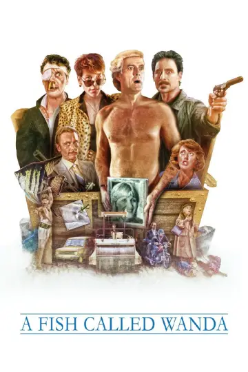 Plakat do filmu "Rybka zwana Wandą" #98188