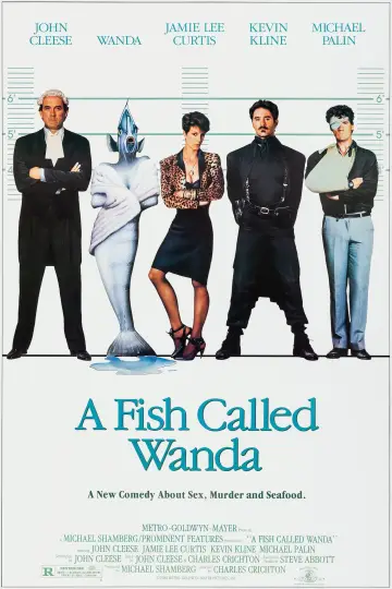 Plakat do filmu "Rybka zwana Wandą" #98189