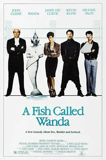 Plakat do filmu "Rybka zwana Wandą" #98192