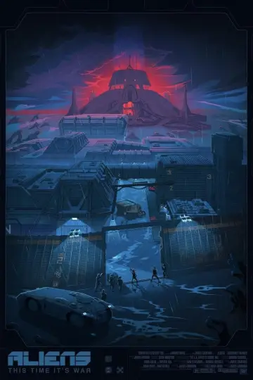 Plakat do filmu "Obcy - decydujące starcie" #487287