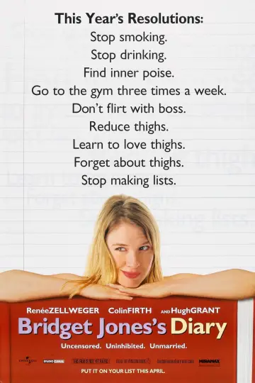 Plakat do filmu "Dziennik Bridget Jones" #63576