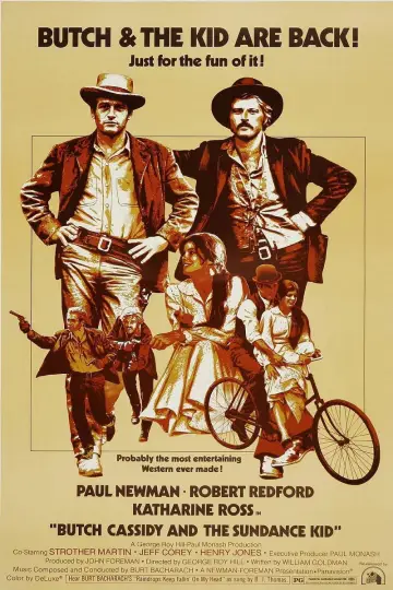 Plakat do filmu "Butch Cassidy i Sundance Kid" #706214