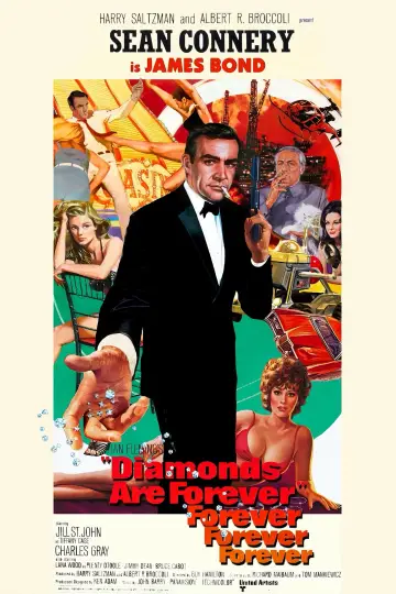 Plakat do filmu "Diamenty są wieczne" #683800