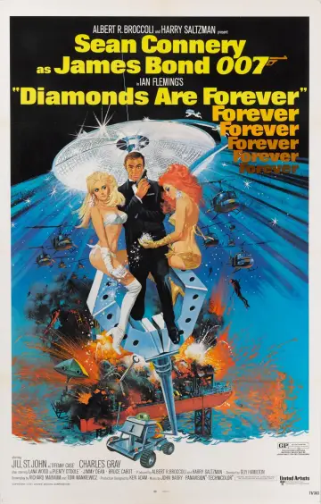 Plakat do filmu "Diamenty są wieczne" #74820