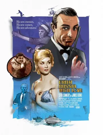 Plakat do filmu "Pozdrowienia z Rosji" #241772