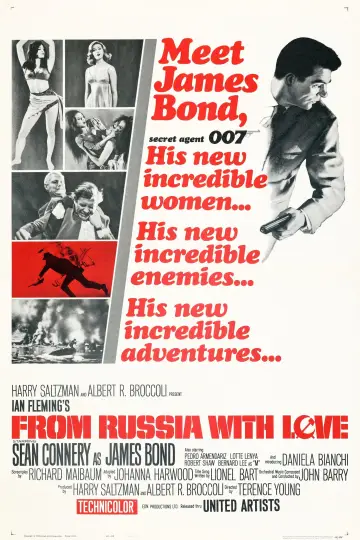 Plakat do filmu "Pozdrowienia z Rosji" #57842