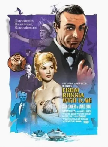 Plakat do filmu "Pozdrowienia z Rosji" #57844