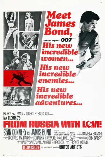 Plakat do filmu "Pozdrowienia z Rosji" #57880