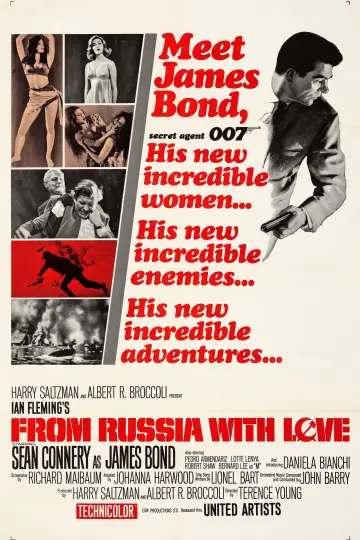 Plakat do filmu "Pozdrowienia z Rosji" #624440
