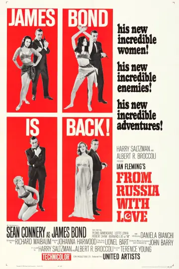 Plakat do filmu "Pozdrowienia z Rosji" #624443