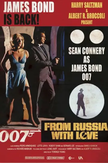 Plakat do filmu "Pozdrowienia z Rosji" #624469