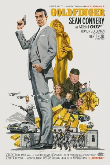 Plakat do filmu "Goldfinger" #222793
