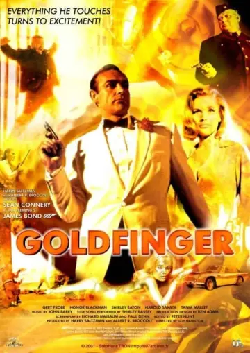 Plakat do filmu "Goldfinger" #222823
