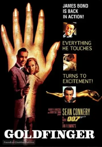 Plakat do filmu "Goldfinger" #222838