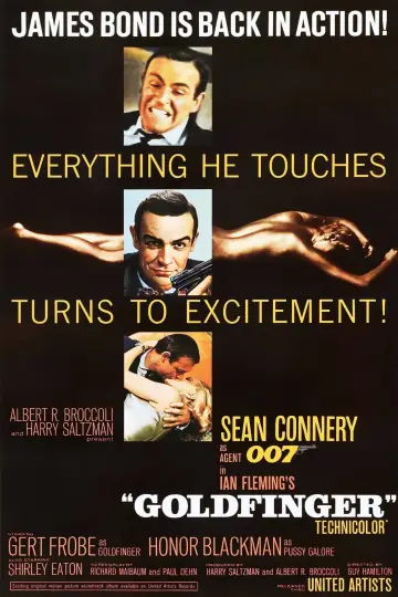 Plakat do filmu "Goldfinger" #222852
