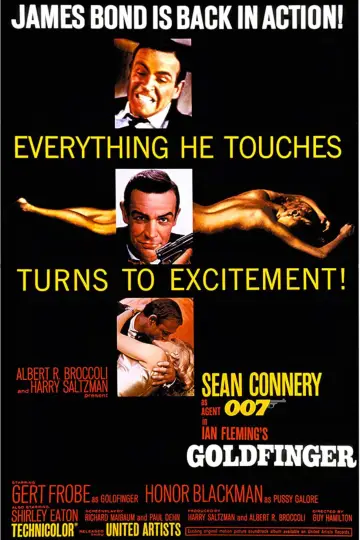 Plakat do filmu "Goldfinger" #222856