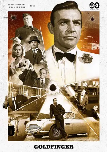 Plakat do filmu "Goldfinger" #222870