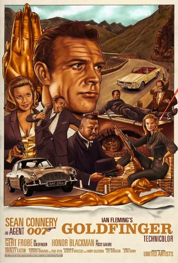 Plakat do filmu "Goldfinger" #222874