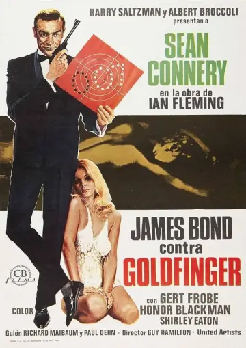 Plakat do filmu "Goldfinger" #222875