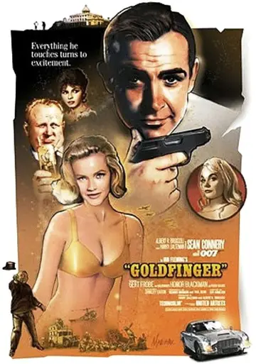 Plakat do filmu "Goldfinger" #222878
