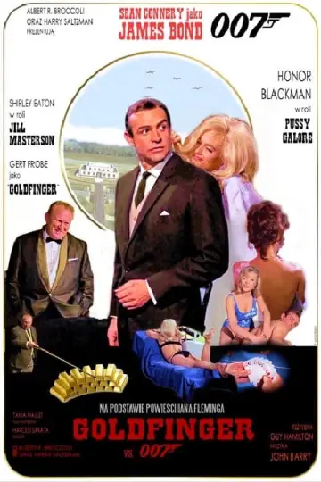 Plakat do filmu "Goldfinger" #480303