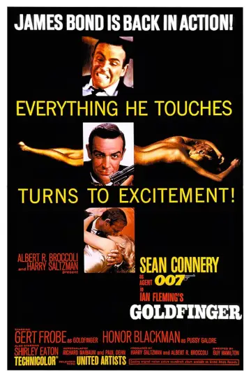 Plakat do filmu "Goldfinger" #621112