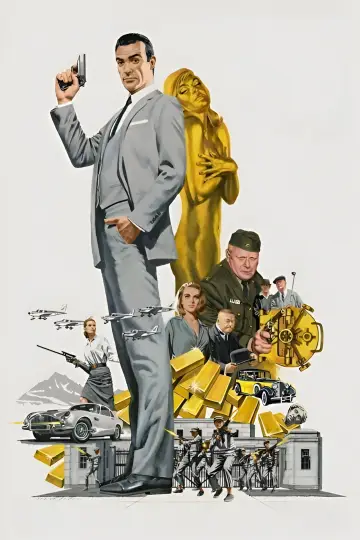 Plakat do filmu "Goldfinger" #843664